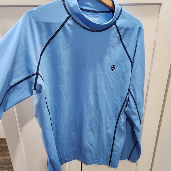 Coolibar Tulum Long Sleeve Surf Rash Guard UPF 50+ Size Medium - Picture 4 of 9